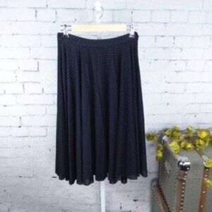 Irie Wash Swiss Dot Circle Skirt Black Size Medium